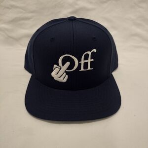 Navy Blue Snapback Hat